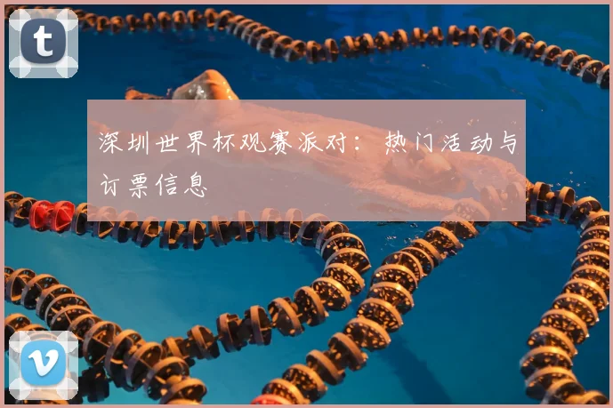 深圳世界杯观赛派对:热门活动与订票信息